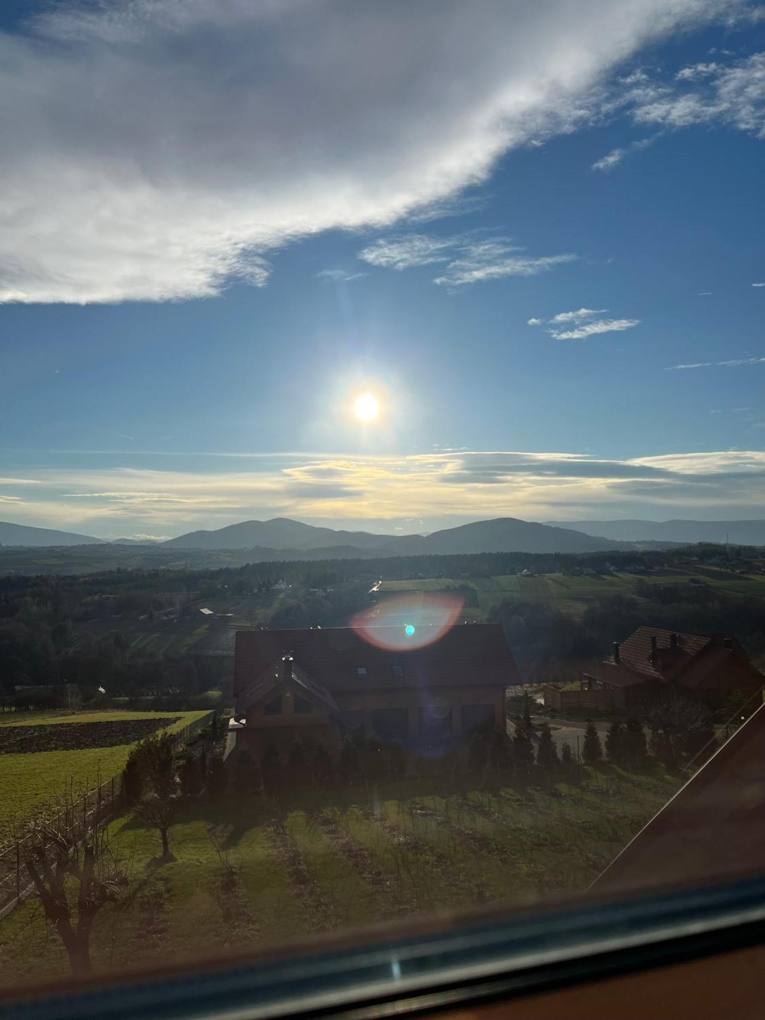 Fantastic View Vineyard Beskid Mountains Gruszow  Eksteriør billede